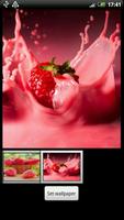 Strawberry HD Wallpaper capture d'écran 3
