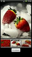 Strawberry HD Wallpaper capture d'écran 2