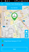 1 Schermata Premier Taxis Booking App