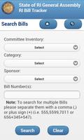 RI Bill Tracker screenshot 2