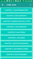 Core Java Tutorial Affiche