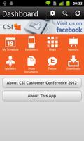 CSI Customer Conference 2012 포스터