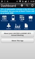 Joint AACOM & AODME 2013 screenshot 1