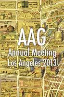 AAG Annual Meeting 2013 โปสเตอร์