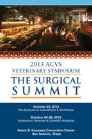 2013 ACVS Veterinary Symposium পোস্টার