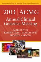 2013 ACMG Annual Meeting โปสเตอร์