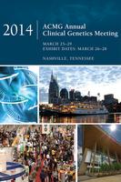 2014 ACMG Clinical Meeting plakat