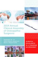 2014 Assembly of Surgeons Affiche