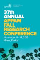 APPAM 2015 Fall Conference poster