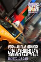2014 Lavender Law Conference पोस्टर
