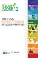 Solar Power International 2013 poster