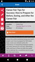 Penn State Career Success: Fairs & Events syot layar 2