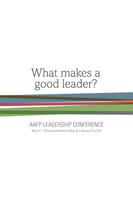 AAFP Leadership Conf 2016 海报