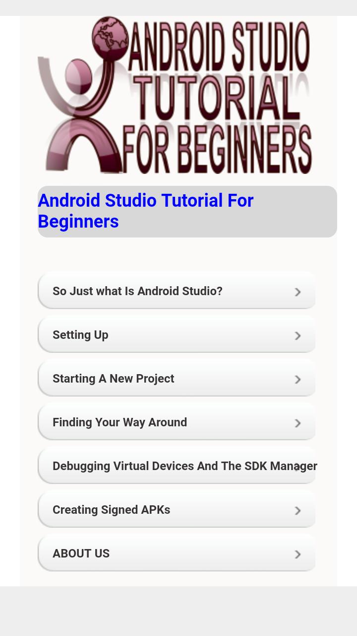 Beginners Tutorial For Android Studio APK für Android herunterladen