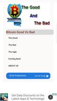 Bitcoin Good Vs Bad Plakat