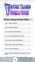 BitCoin Trading Tutorials Offline ảnh chụp màn hình 2