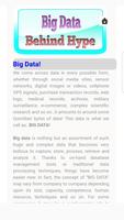 Big Data Behind Hype ảnh chụp màn hình 2