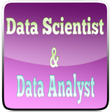 Data Scientist VS Data Analyst icône