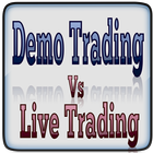 Demo Trading VS Live Trading ikona