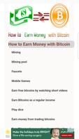 Earn Money with Bitcoin plakat