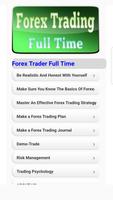 Forex Trader Full Time Plakat