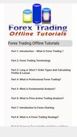 Forex Trading Offline Tutorial capture d'écran 2