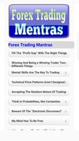 Forex Trading Mantras Cartaz