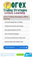 Forex Trading Strategies Offline learning Poster