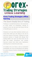 Forex Trading Strategies Offline learning captura de pantalla 1
