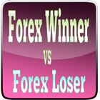 Forex Trading Winner VS Forex  Trading Loser أيقونة