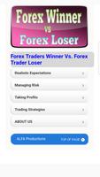 Forex Trading Winner VS Forex  Trading Loser الملصق