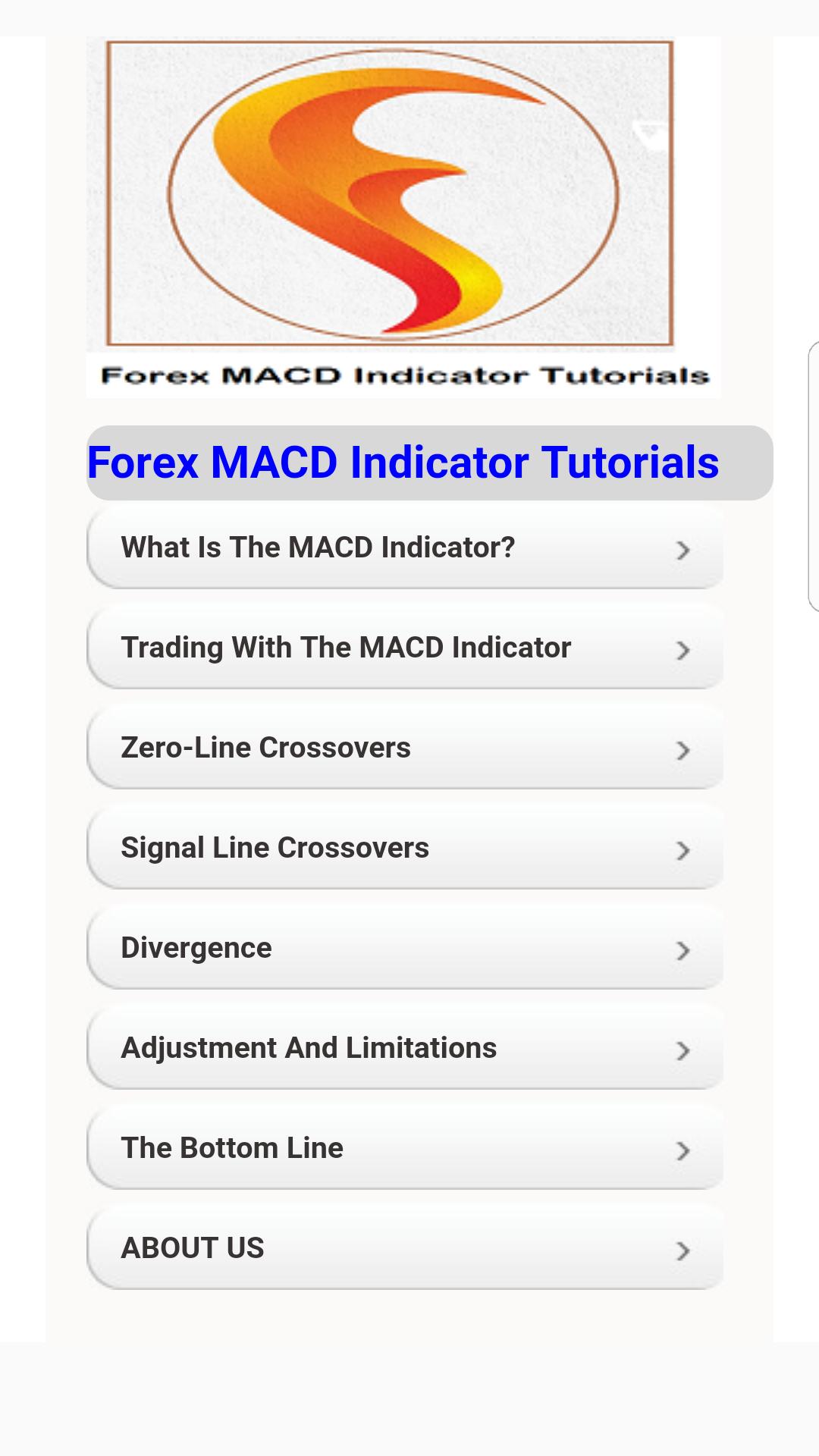 Forex Macd Indicator Learning Tutorials For Android Apk Download - 