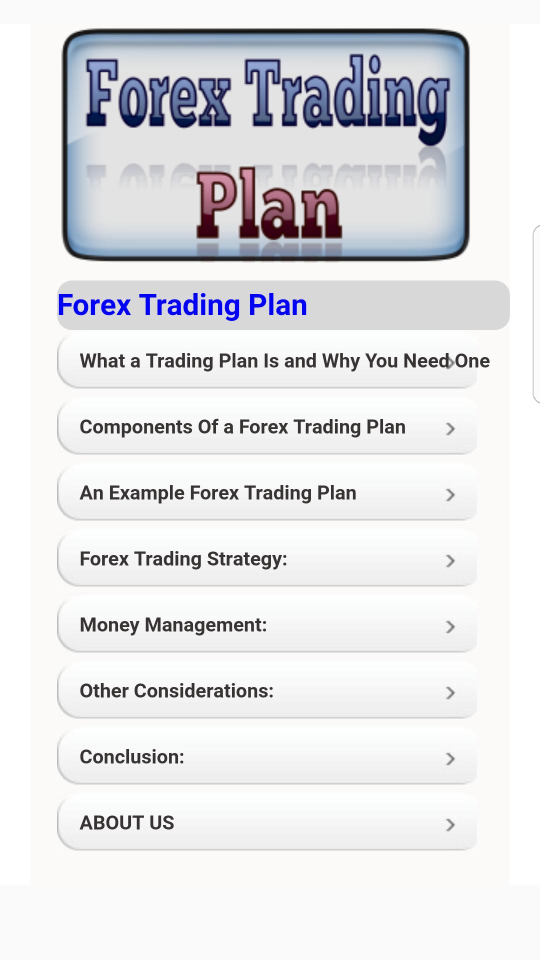 Example Of A Forex Trading Plan | Forex Seven Ea Download