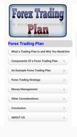Guide for Forex Trading Plan Affiche