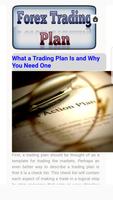 Forex Trading Plan تصوير الشاشة 1