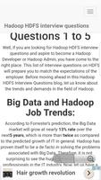 Hadoop Interview Questions ポスター