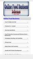 Online Food Business Ideas الملصق
