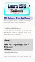 Learn CSS Buttons تصوير الشاشة 2