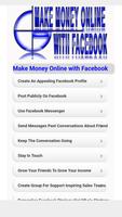 Make Money Online with Facebook poster