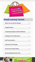 Shopify Learning Tutorials Affiche
