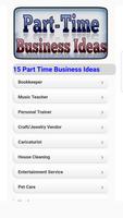 Part Time Business Ideas الملصق