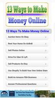 Earn Money Online 13 Ways Affiche