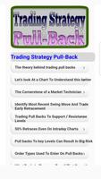 Trading Strategy Pull-Back Plakat