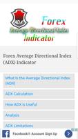 Forex Average Directional Index (ADX) Indicator poster