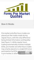 Forex Pre-Market Quotes screenshot 1