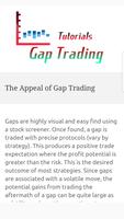 Gap Trading Tutorials ภาพหน้าจอ 1