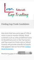 Gap Trading Tutorials ภาพหน้าจอ 2