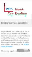Gap Trading Tutorials تصوير الشاشة 2