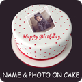 Name on Birthday Cake