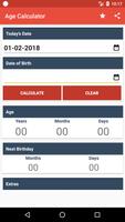 Age Calculator تصوير الشاشة 1